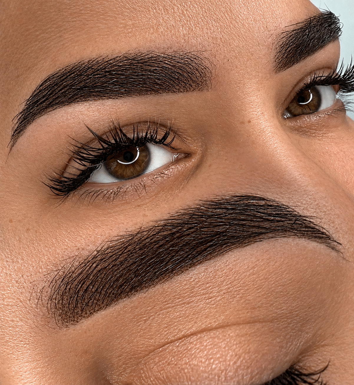 Precision brow work by Rivas Glam Studio